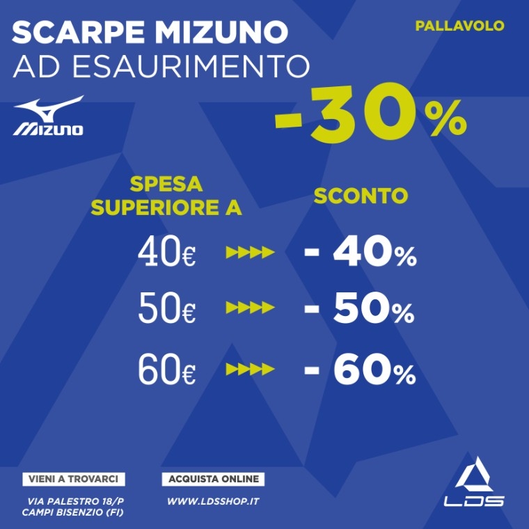 PROMO SCARPE MIZUNO